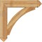 Ekena Millwork Thorton Arts & Crafts Rough Sawn Bracket, Western Red Cedar, 6"W x 36"D x 36"H BKT06X36X36THR03RWR - alternate 4